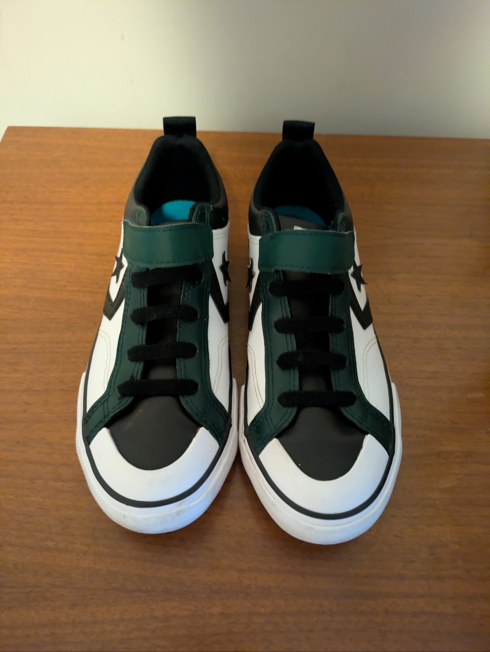 Youth Size US 3 Converse All Star Green & White Casual Trainer Sneakers